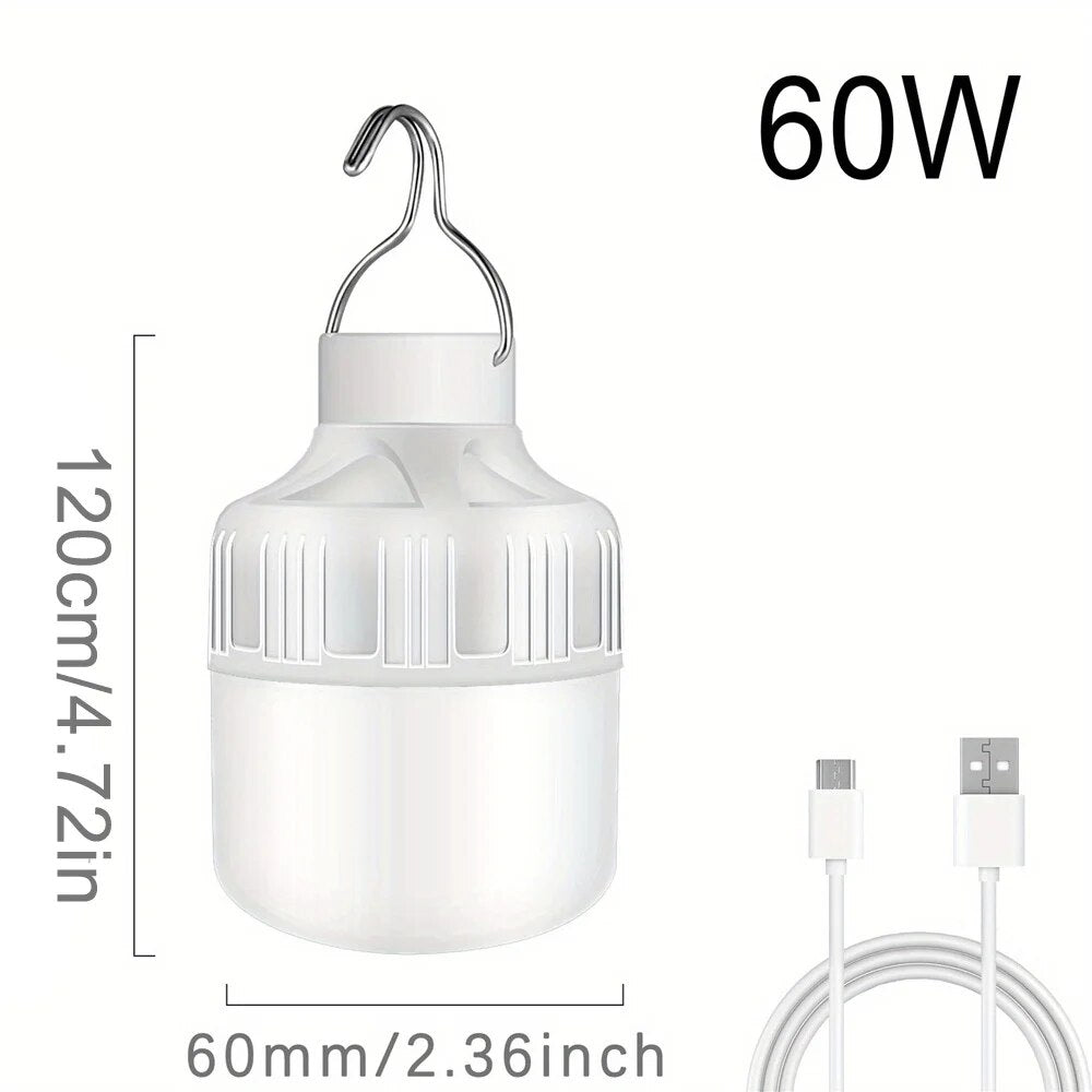 Luz LED para acampar recargable por USB