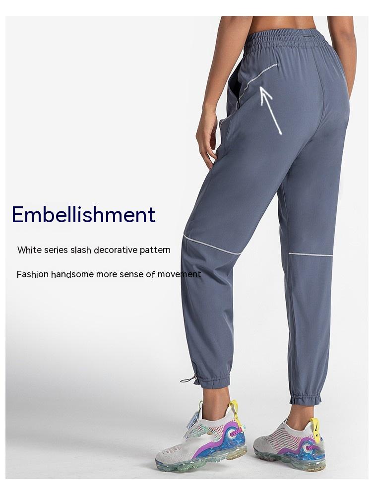 Sports Pants Female Loose Tappered Running Trousers - Blue Force Sports