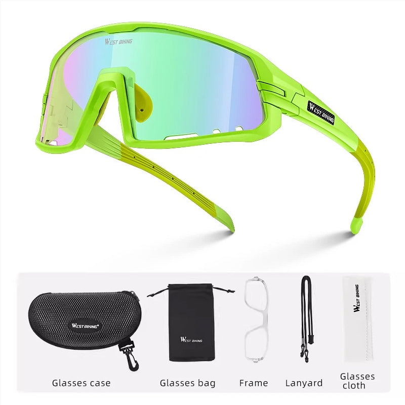 Photochrome Fahrradsonnenbrille
