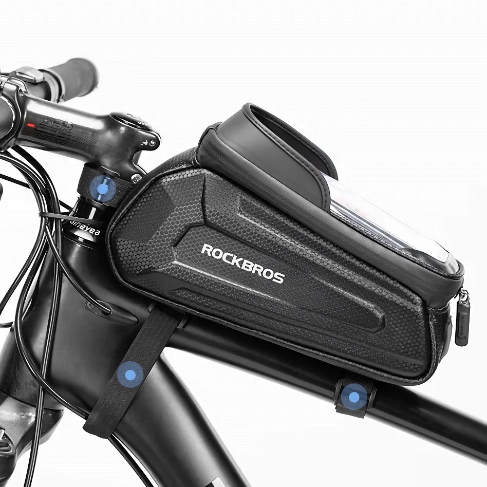 Wasserdichte Fahrrad-Smartphone-Schutztasche mit Touchscreen
