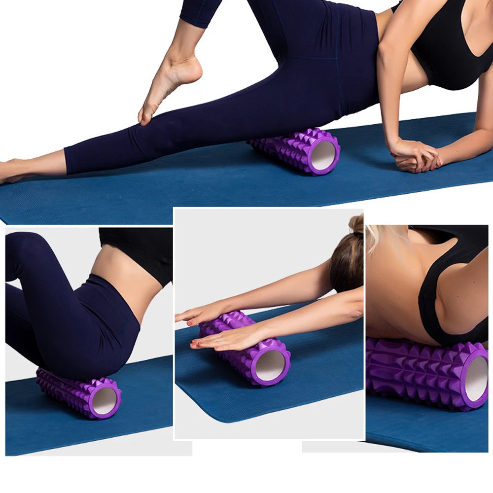 Kompakte Fitness-Yoga-Schaumstoffrolle – umweltfreundliches, vielseitig einsetzbares Massage- und Trainingsgerät