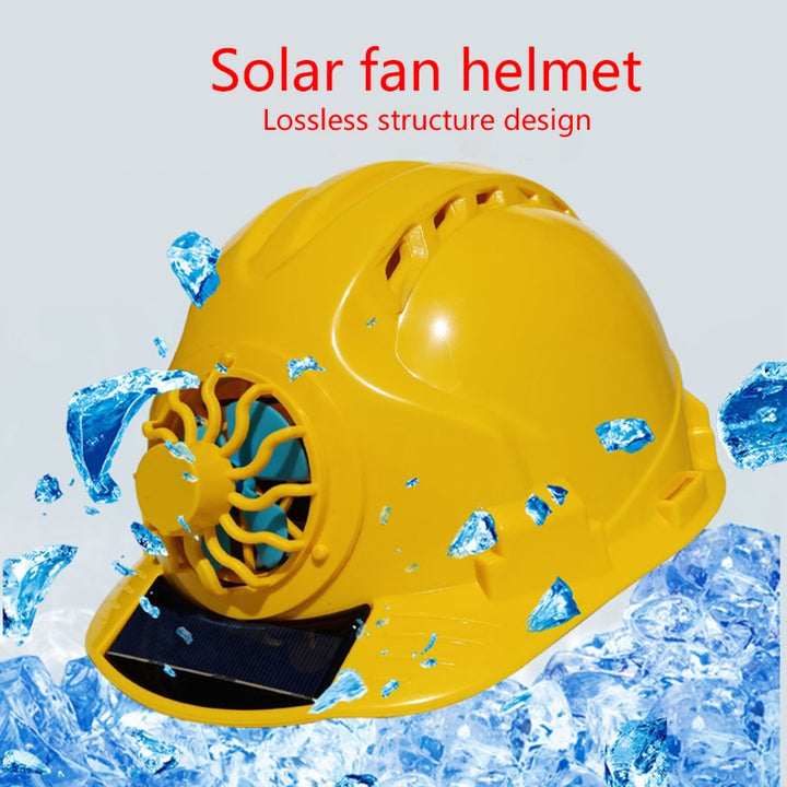 Solar Hat With Fan Thickened Multifunctional Helmet - Blue Force Sports