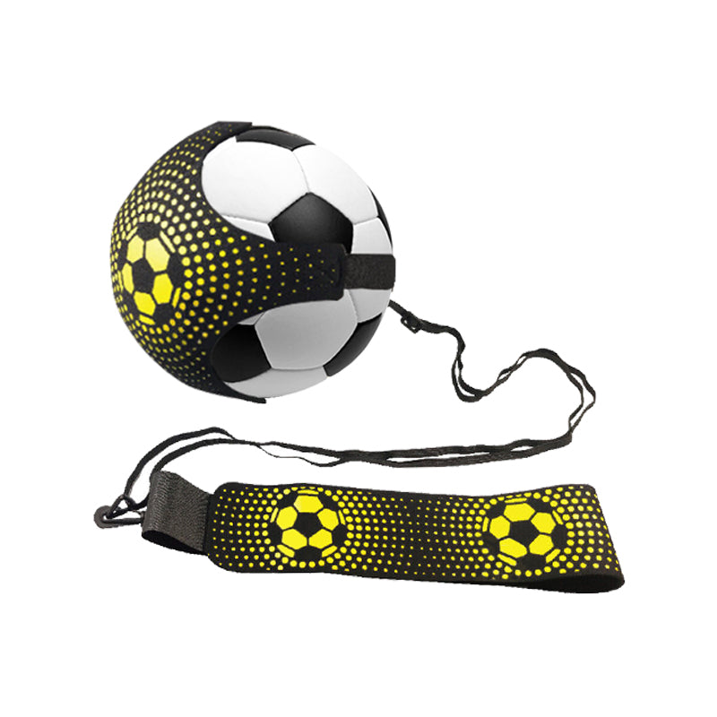 Fußballtrainingshilfe zum Solo-Kick-Üben mit verstellbarem Hüftgurt