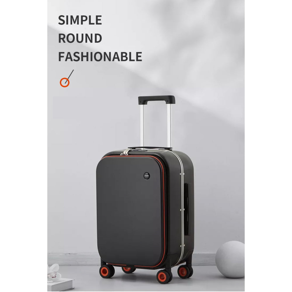 Innovatives Handgepäck-Hartschalen-Trolley mit Aluminiumrahmen