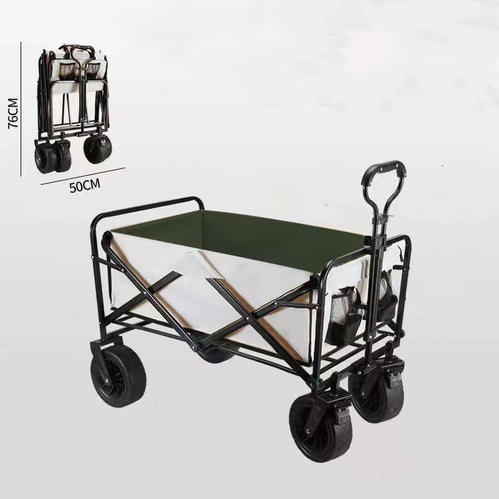 Outdoor Picnic Camping Folding Gathering Trolley - Blue Force Sports