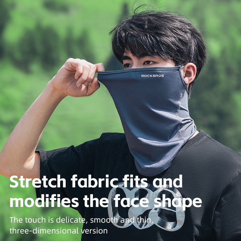Sommer-UV-Maske aus Eisseide – Atmungsaktives Bandana zum Schutz von Gesicht und Hals
