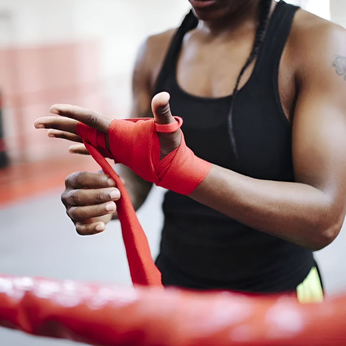 2 Rollen 2,5 m lange Boxbandagen aus Baumwolle – strapazierfähige Trainingsgurte für MMA, Kickboxen und Muay Thai