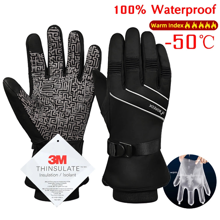 Wasserdichte Winter-Touchscreen-Handschuhe zum Radfahren, Skifahren und für Outdoor-Sport