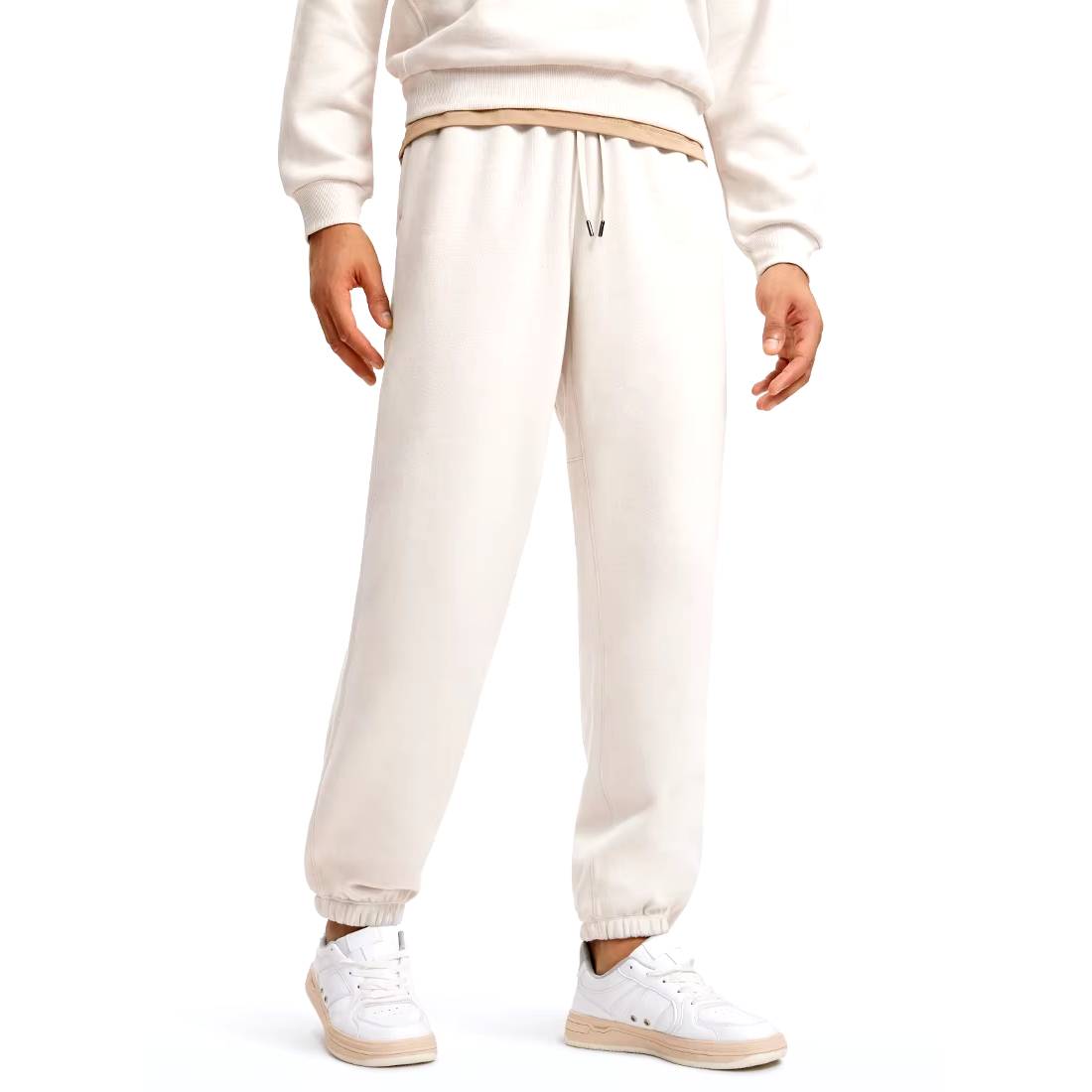 Jogginghose aus Baumwollfleece für Herren