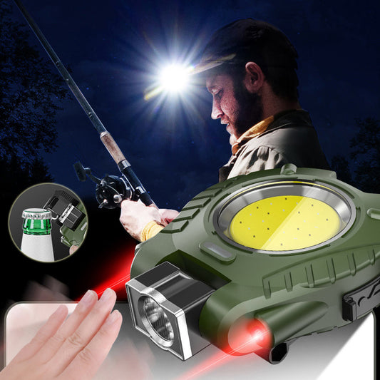Cap Clip Lamp Outdoor Multi-function Clip Cap Working LED Light Keychain - Blue Force Sports