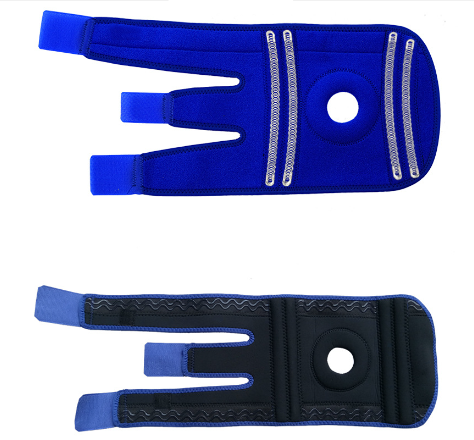 Sports mountaineering knee pads Silicone non-slip fitness spring sports knee pads - Blue Force Sports