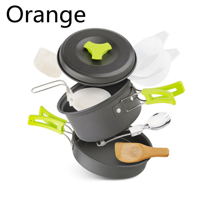 Outdoor cookware 1-2 people camping cookware set - Blue Force Sports