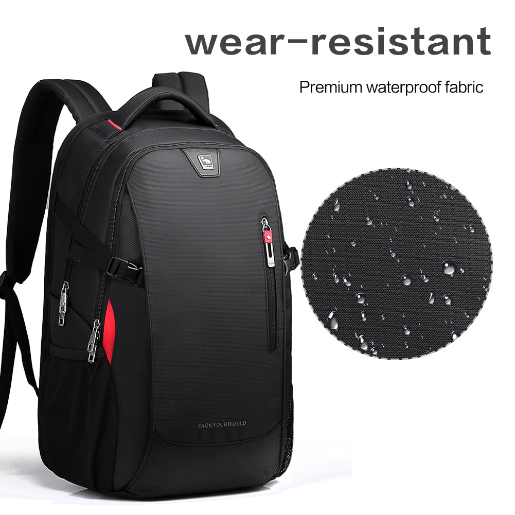 Wasserdichter 29-Liter-Laptop-Rucksack mit ergonomischen Schultergurten