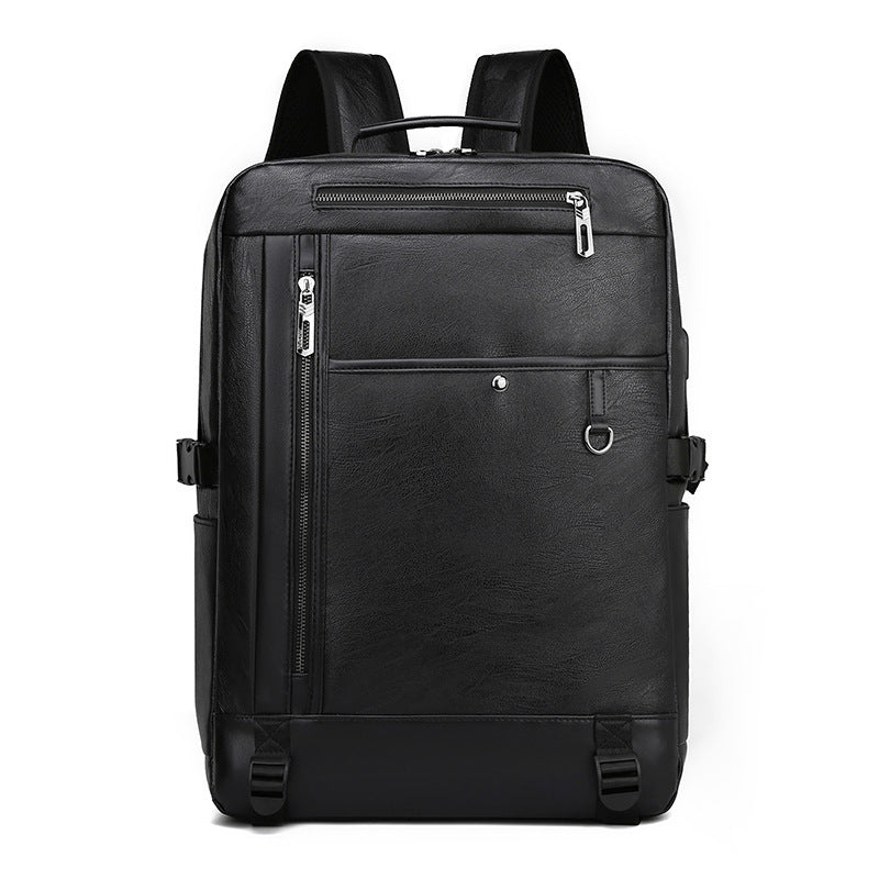 Summer New Trend Backpack Men's Business Travel Backpack Fashion Computer Bag - Blue Force Sports