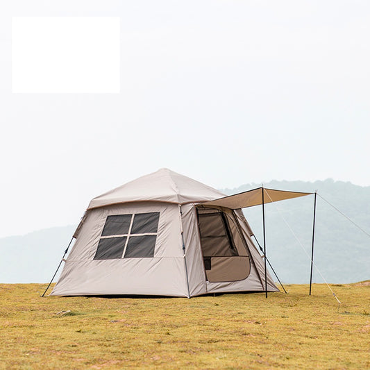 Outdoor Camping Ground New Small  Tent Windproof Rain Automatic Support - Blue Force Sports