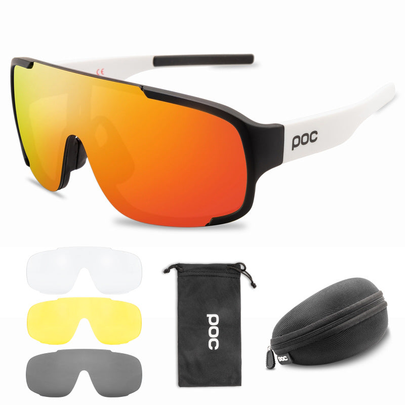 Fully Coated Bicycle Goggles Can Be Equipped With Close - Blue Force Sports