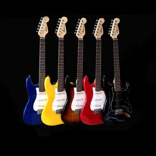 Genuine Electric Guitar ST Lightning Style Multi-color Optional For Beginners - Blue Force Sports