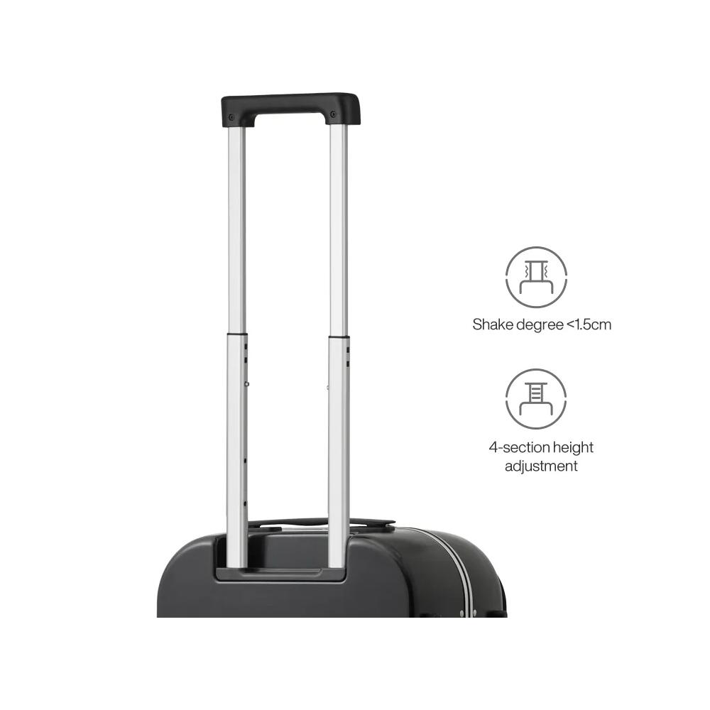 Innovatives Handgepäck-Hartschalen-Trolley mit Aluminiumrahmen