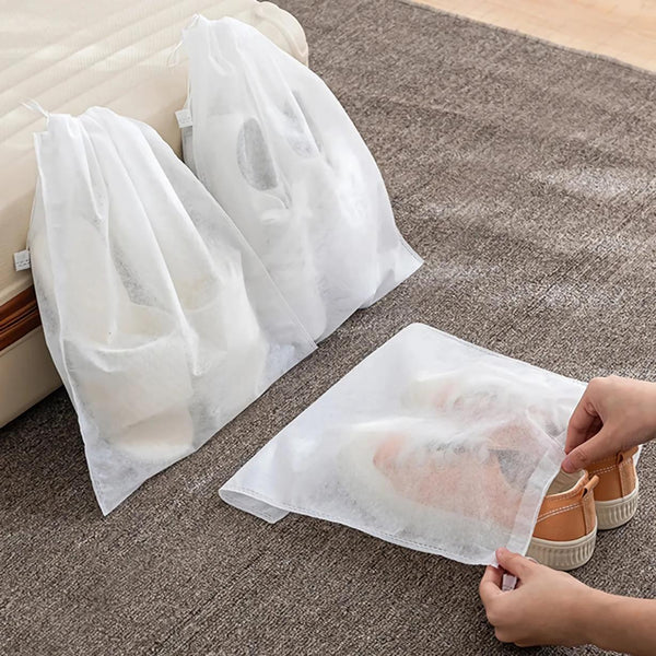 10pcs Portable Waterproof Shoe Storage Bag Set
