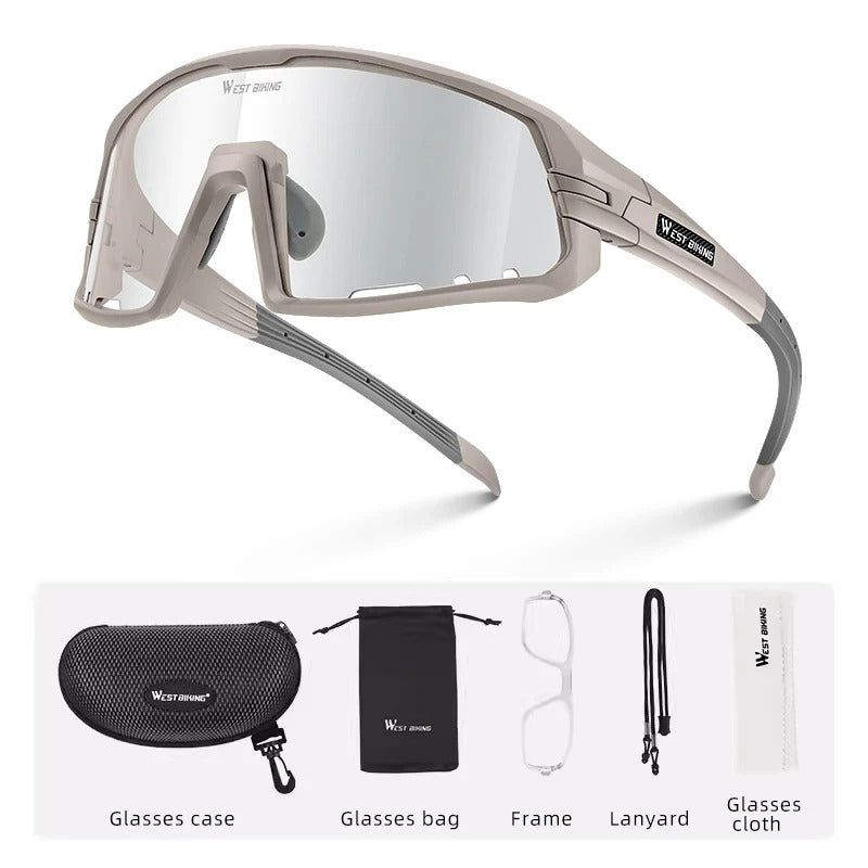Photochrome Fahrradsonnenbrille