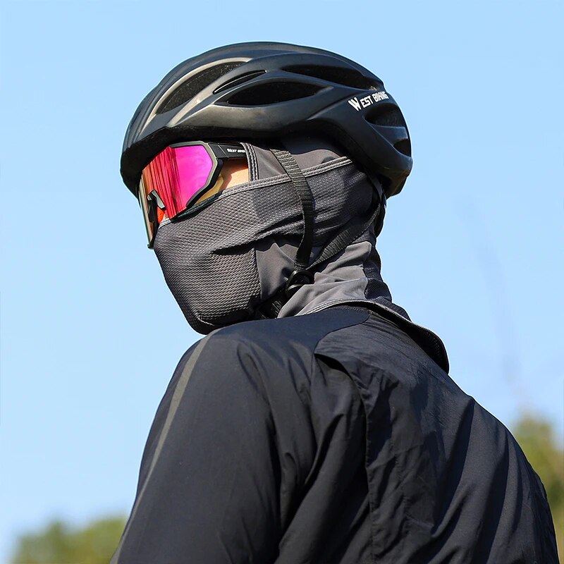Sturmhaube für den Sommer und Winter, Fahrradmütze, atmungsaktiv, Vollgesichtsschutz für Outdoor-Sport