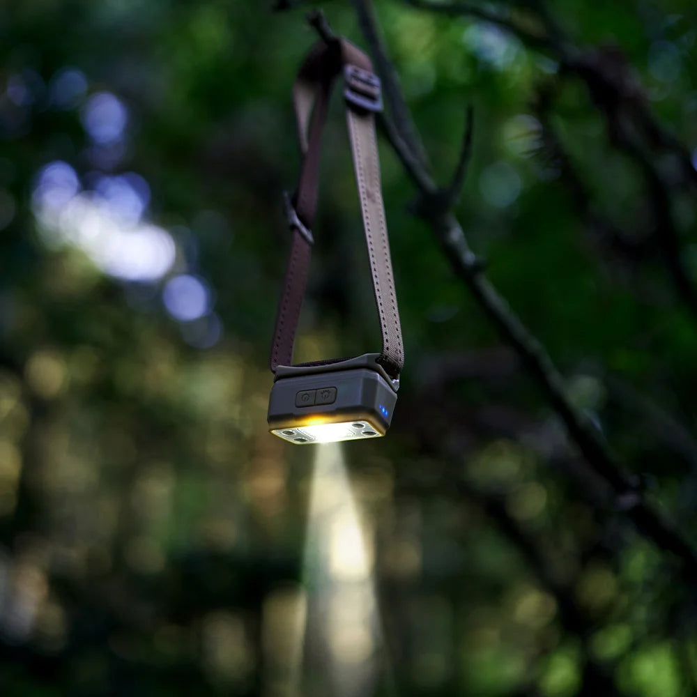 Wiederaufladbare Outdoor-Stirnlampe mit Induktionssensor
