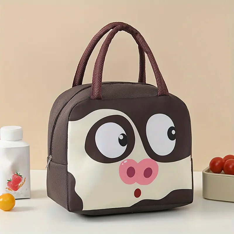 Thermo-Lunchtasche mit Cartoon-Tiermotiv für Kinder