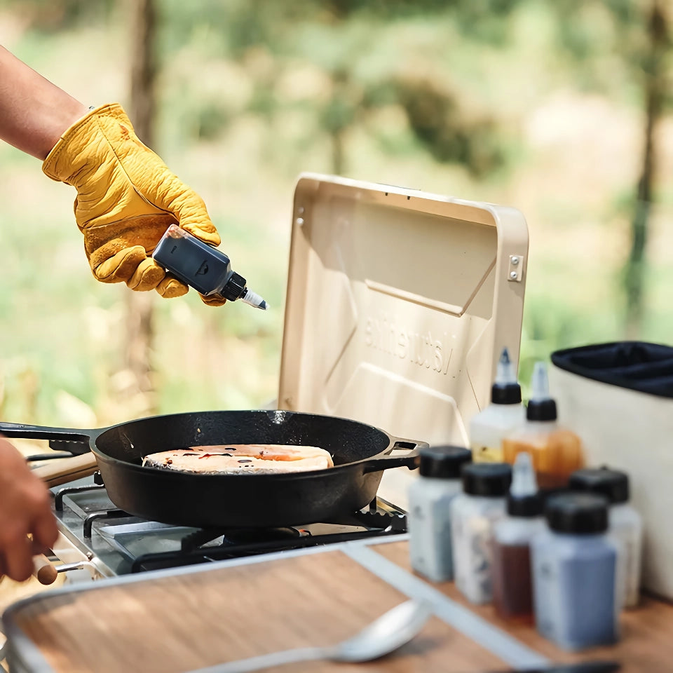 Tragbares Gewürzdosen-Set für Picknicks im Freien und Camping