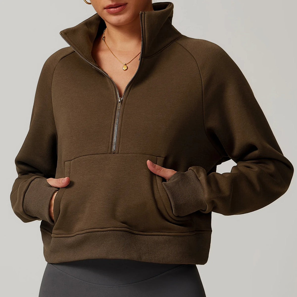 Damen Winter Fleece Hoodie
