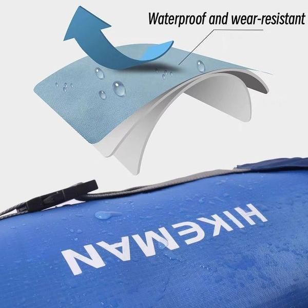 Saco de dormir de algodón ultraligero, impermeable y con compartimento de compresión