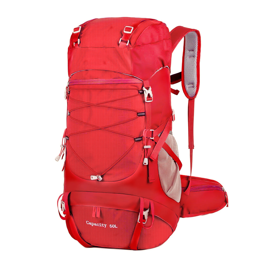 50 l multifunktionaler Outdoor-Wanderrucksack mit Regenschutz – ideal für Trekking und Camping