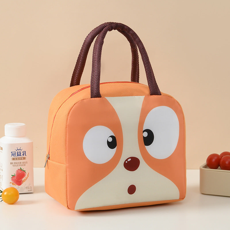 Thermo-Lunchtasche mit Cartoon-Tiermotiv für Kinder