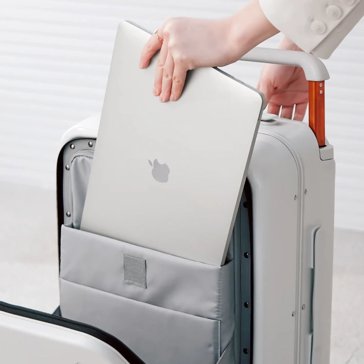 Luxury Wide Handle 20 Inch Carry-On Trolley Case