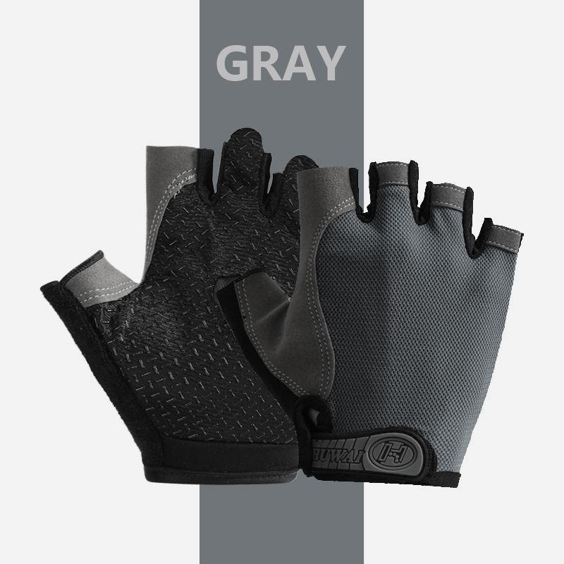 Atmungsaktive Halbfinger-Fahrradhandschuhe für Unisex