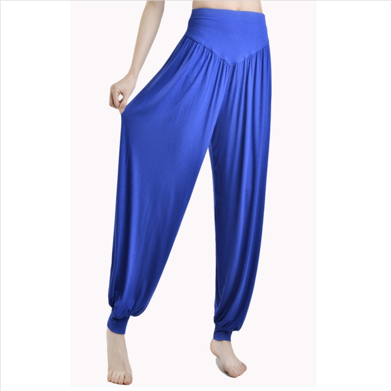 Women's Loose Yoga Pants - Blue Force Sports