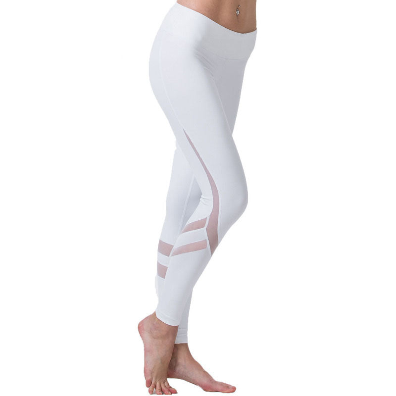 Trendy Colorful Women's Nylon Sports Leggings - Blue Force Sports