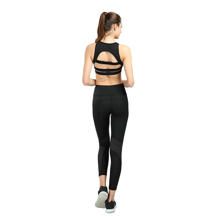 Women's Breathable Mesh Leggings - Blue Force Sports