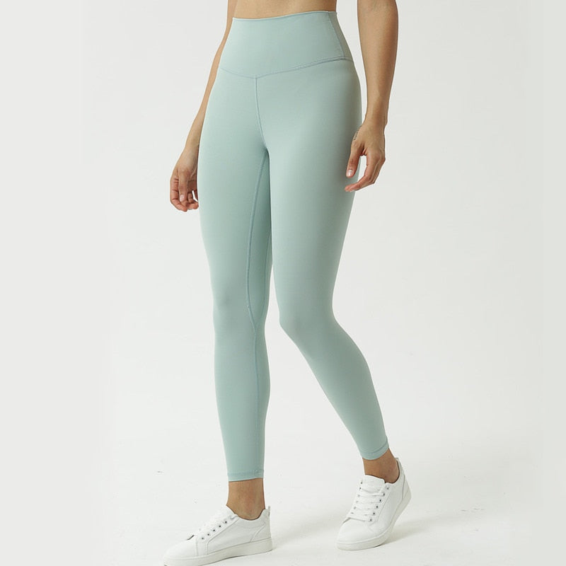 Women's High Waist Hip-Lifting Leggings - Blue Force Sports