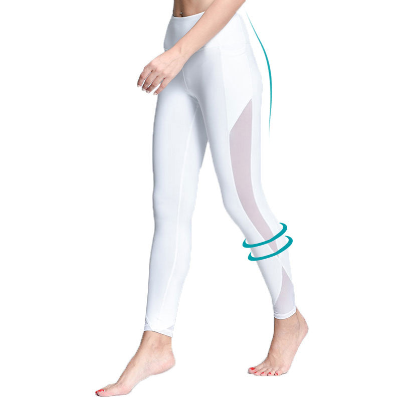 Fitness & Yoga Compression Women's Leggings - Blue Force Sports