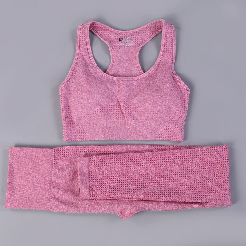 Women's Sport Bra and High Waist Leggings Set - Blue Force Sports