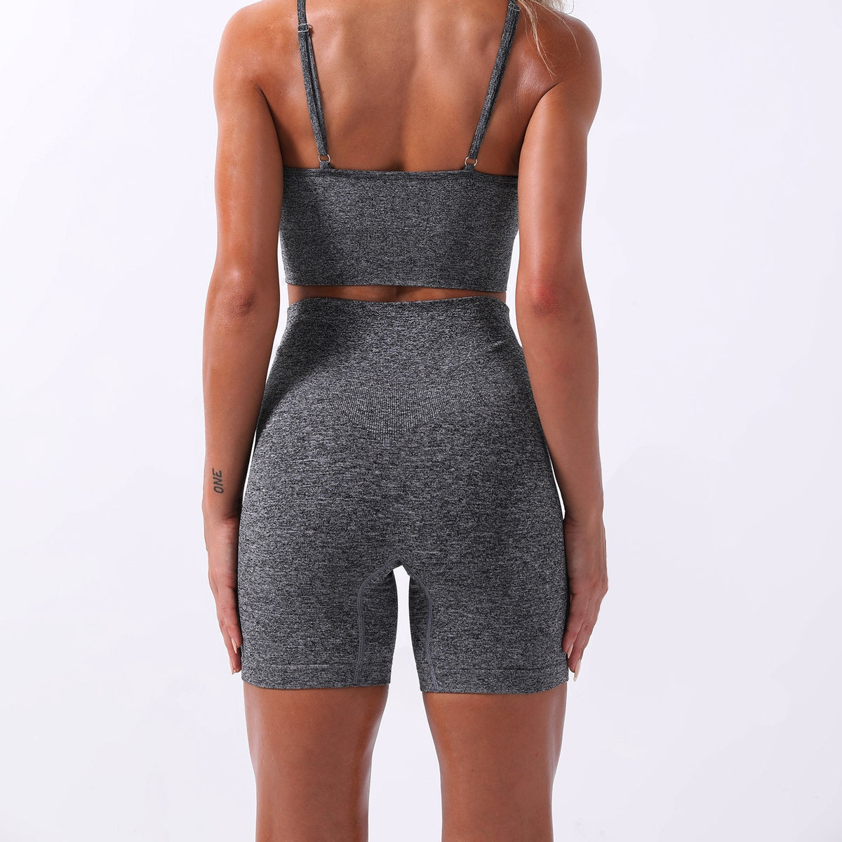 Women's High Waist Seamless Yoga Set - Blue Force Sports