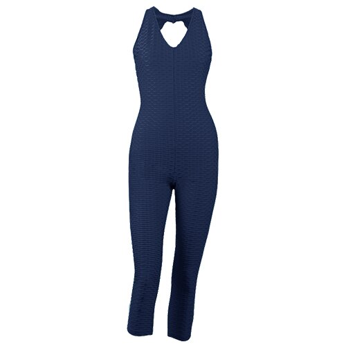 Backless Compression Fitness Women's Bodysuit - Blue Force Sports