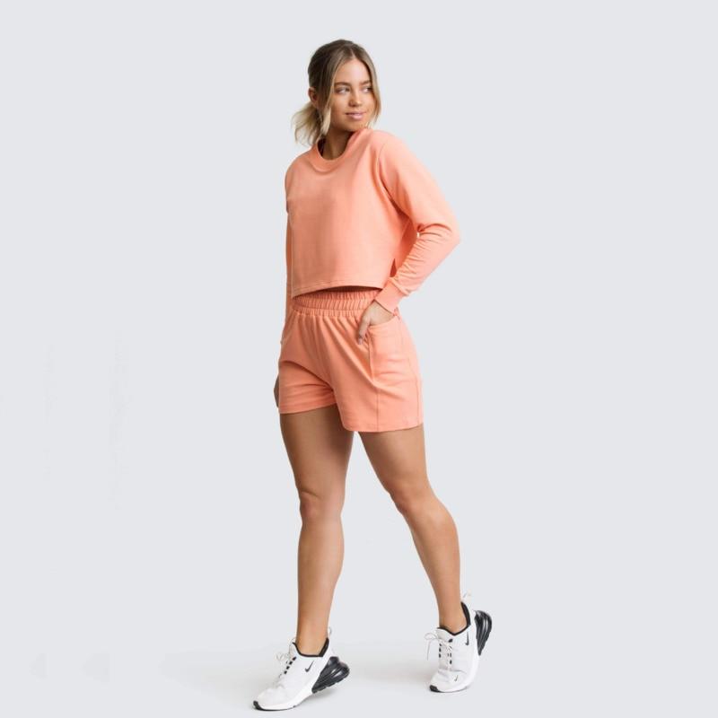 Women's Sports Sweatshirt and Shorts Set - Blue Force Sports
