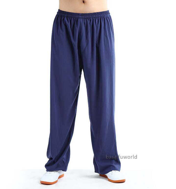 Comfortable Summer Kung Fu Pants - Blue Force Sports