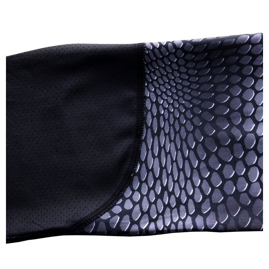 Men's Breathable Compression Leggings - Blue Force Sports