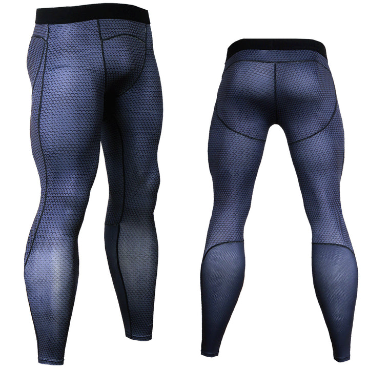 Men's Compression Sports Pants - Blue Force Sports