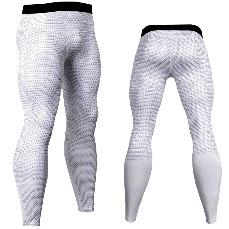 Men's Compression Sports Pants - Blue Force Sports