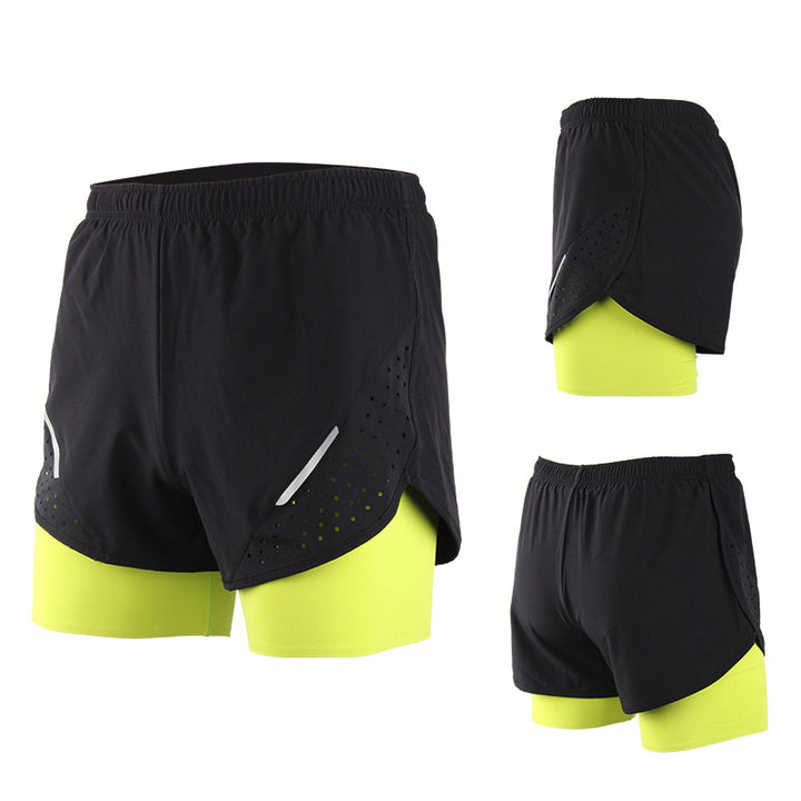 Sports Men's 2 in 1 Shorts - Blue Force Sports