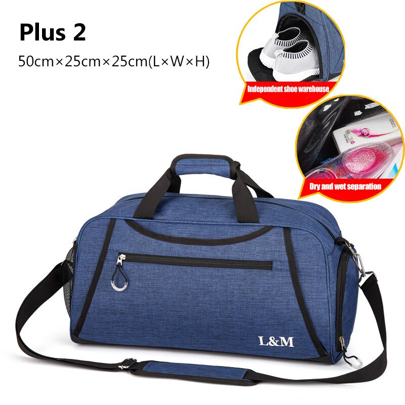 Waterproof Canvas Unisex Sports Bag - Blue Force Sports