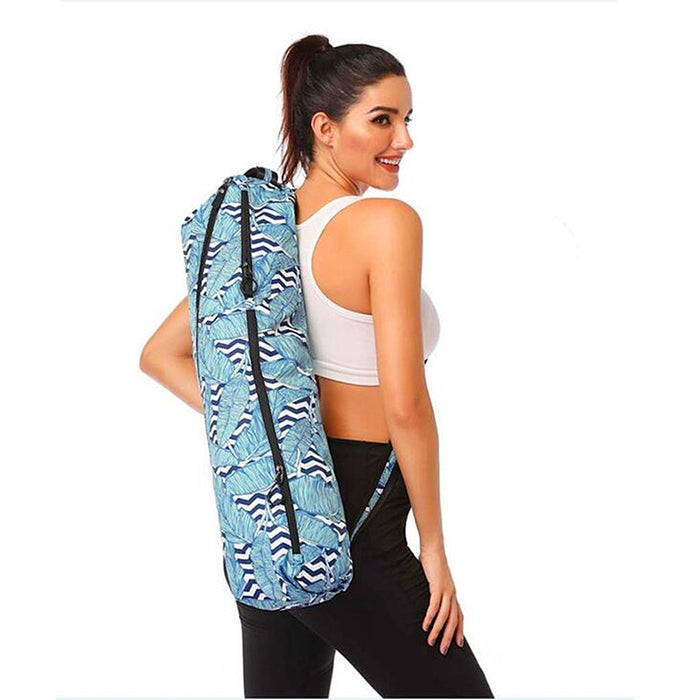 Women's Multicoloured Waterproof Yoga Mat Bag - Blue Force Sports